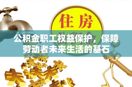 前金公积金职工权益保护，保障劳动者未来生活的基石
