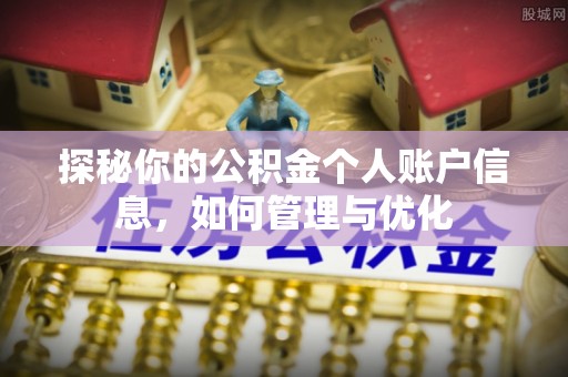台西探秘你的公积金个人账户信息，如何管理与优化